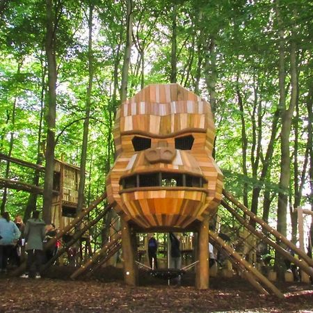 Sfeervolle Chalet Op De Veluwe In Hoenderloo Hotel Zewnętrze zdjęcie