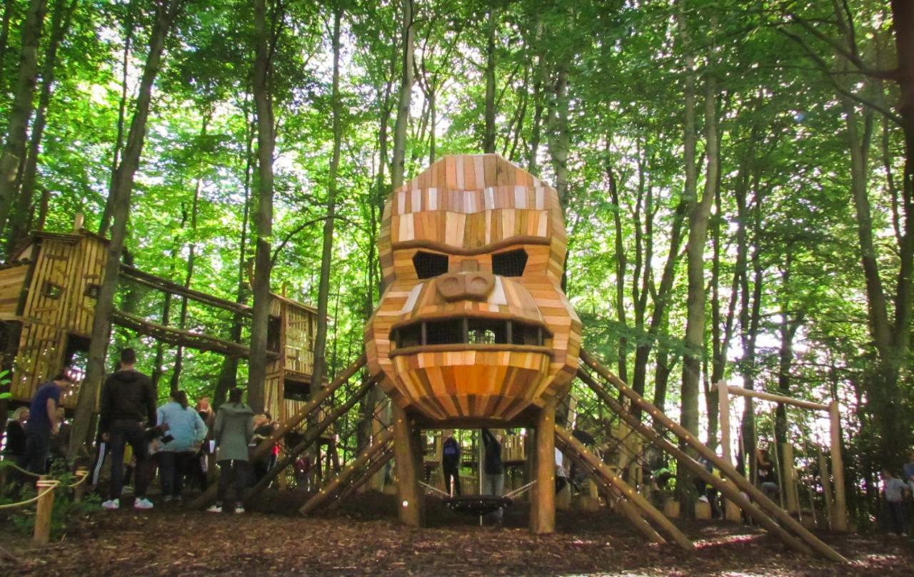 Sfeervolle Chalet Op De Veluwe In Hoenderloo Hotel Zewnętrze zdjęcie